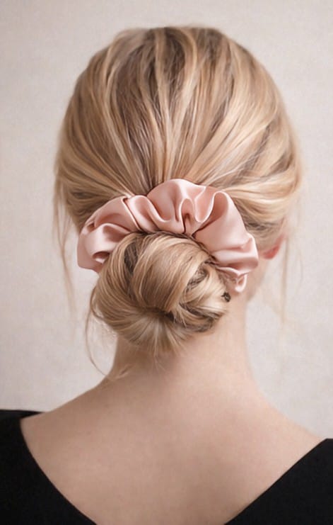 Divaa Classic Satin Scrunchies – Premium Hair Essentials